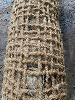 Log de coco pur naturel en fibre de coco biodégradable pour construction, diamètre 2m, longueur 200-240cm, contrôle de l'érosion