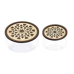 Handmade Exclusive Quality acrylic <b>Sweets</b> Boxes With Metal Lid Set of 3 Different Sizes Table Top <b>Sweets</b> <b>Box</b> - Product Image 6
