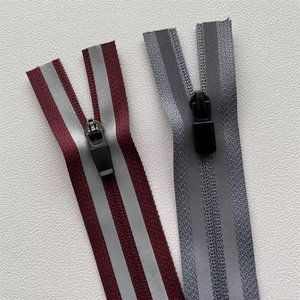 Factory Wholesale #3 Nylon Invisible <b>Zipper</b> With Reflective Tape for Pants Pocket Cycling Clothing With Reflective Cuff Pocket - Product Image 4