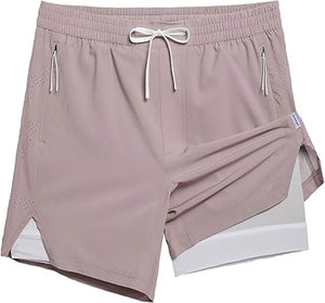 Men's Solid Color Block <b>Board</b> Shorts Side Stripe Drawstring Closure Quick Dry Eco-Friendly Breathable Spandex/Cotton Vintage - Product Image 6