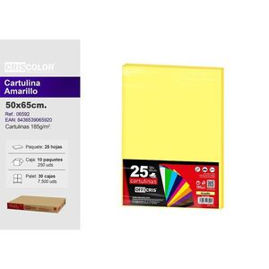 กระดาษการ์ตูลิน่าสีเหลือง 50*65 ซม. สำหรับงานฝีมือ - Product Image 1