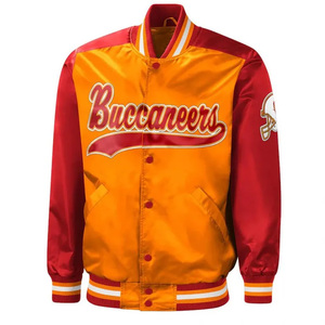 2025 Cuctomization Stylish Starter Custom Vintage Windproof Bomber <b>Jacket</b> for <b>Men</b> - Product Image 4