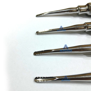 4 Élévateurs dentaires en acier inoxydable pour extraction de dents, outils chirurgicaux pour dentistes - Product Image 2