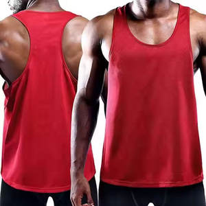 Camiseta sin Mangas Transpirable de Secado Rápido, Estilo 2025, para Hombre, con Logotipo Personalizado, Ropa Deportiva, Tejido de Punto, Tallas Grandes - Product Image 2