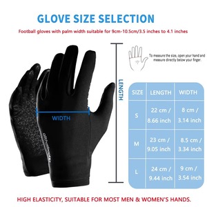 Gants de gardien de but Premium Negative Cut en latex naturel, gants de football professionnels unisexes pour les professionnels - Product Image 6