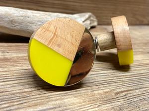 Bouton de meuble décoratif moderne en bois et résine, fait main, écologique, forme personnalisée, pour armoire, commode, tiroir - Product Image 4