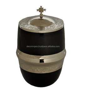 Más vendidos con urna para mascotas barata Suministros funerarios Urna de aluminio Artesanía de cremación en La India con la mejor calidad - Product Image 1