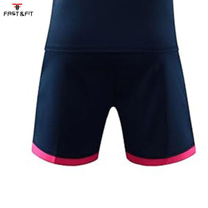 Wholesale Moisture Wicking Lightweight Cotton Blend Soccer Teamwear Jersey Set Short Custom Colors Private Label Logo In-stock - Product Image 6
