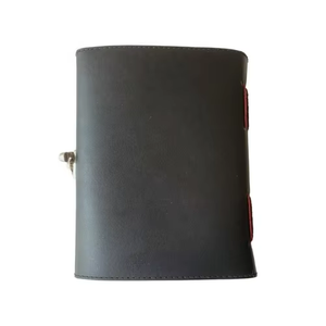 Cuaderno de hechizos y bocetos hecho a mano, de tapa blanda negra, con borde deshilachado, con diseño de Siete Piedras, Vintage, Religioso, Libro de Amor y Sombras, en blanco - Product Image 2