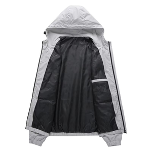 Chaqueta Cortavientos de Alta Calidad 2025, Chaquetas de Primavera y Otoño, Impermeables, para Exteriores, Chaqueta Softshell Personalizada para Hombre, Venta al Por Mayor - Product Image 3