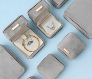 Boîtes à bijoux de luxe, boîte à bagues pas chère, boîtes d'emballage de bijoux noires pour les petites entreprises, vente en gros en usine - Product Image 2