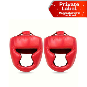 หมวกชกมวย 2 ชิ้น - ผ้าคลุมศีรษะสำหรับฝึกซ้อม เหมาะสำหรับ MMA, เทควันโด, มวยไทย, มวยสากล สำหรับผู้ชายและผู้หญิง แบบหนา - Product Image 1