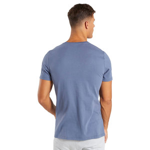 T-shirts de compression personnalisés en polyester/spandex bleu marine 2026 pour la gym, le fitness et le yoga – Fabrication de t-shirts - Product Image 4