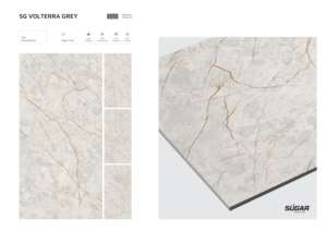 กระเบื้องพอร์ซเลนเคลือบน้ำตาลคุณภาพสูง ขนาดใหญ่ 600x1200 มม. สำหรับห้องนั่งเล่น ห้องน้ำ ห้องครัว และตกแต่งภายในระดับพรีเมียม - Product Image 5