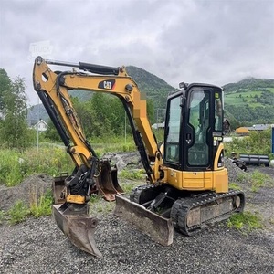 Original Used Caterpillar Commercial Cat 305 CR Mini Excavator For Construction Landscaping Trenching <b>Foundation</b> Work - Product Image 1