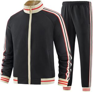 Ensemble de survêtement d'entraînement personnalisé pour hommes, veste de sport respirante, pantalon de jogging à taille élastique, vêtements d'équipe - Product Image 2