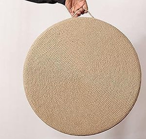 เบาะรองนั่งสานมือแบบดั้งเดิม ทำจากผักตบชวา  ใช้เป็นที่เก็บของได้ เป็นมิตรกับสิ่งแวดล้อม ทนทาน เหมาะสำหรับใช้งานกลางแจ้ง - Product Image 5