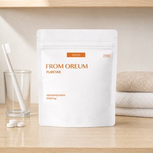 [FROM OREUM] Hygiène dentaire, articles de toilette pour hôtel, salle de bain des invités, dentifrice solide de voyage, pack de recharge - Product Image 1