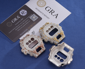 Kit de Modificación de Reloj DW6900 de Alta Calidad, Personalizado con Metal y Cristales, Estilo CasiOak de Lujo, Diseño de Acero Inoxidable, Reloj gshok con Moissanita - Product Image 1