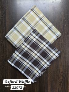 Tela Oxford a Cuadros de Algodón Premium |   Tela de Alta Calidad para Camisas |   Exportación desde India a precio asequible - Product Image 2