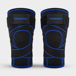 Webson Knee Support Adjustable Breathable Compression Sleeve Professional Protection Waterproof Hook Loop Closure Weight Lifting - Product Image 3