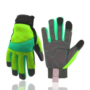 Guantes de Seguridad Cómodos para Reparaciones Automotrices, Palma de Cuero Resistente y Malla Transpirable para Largas Jornadas de Trabajo - Product Image 1