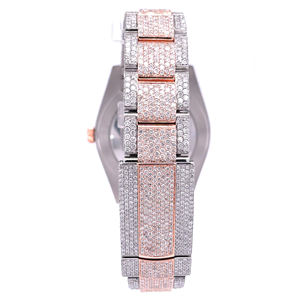 Iced Out Moissanite <b>Watch</b> VVS Diamond Hip Hop Designer Stainless Steel <b>Quartz</b> <b>Men</b> Fashion 20mm Band Glass Dial - Product Image 4