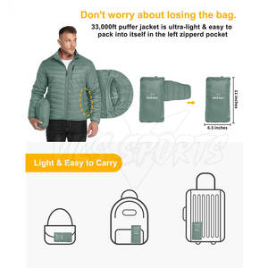 Custom Design Puffer Jacket Private Label Puffer Jacket <b>Top</b> Quality Puffer Winter Jacket - Product Image 3