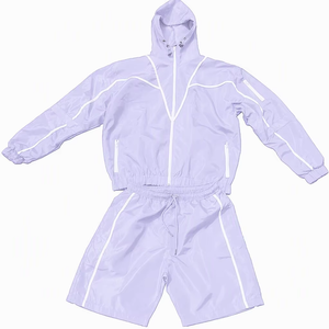 Conjunto de Chaqueta y Pantalones Cortavientos Personalizados para Hombre, Resistentes al Agua, de Poliéster, Uniformes Deportivos para Entrenamiento al Aire Libre, Fabricante al por Mayor - Product Image 1