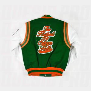 Chaqueta Universitaria de Alta Calidad al por Mayor de la Universidad de Florida A&M, Chaqueta Clásica Letterman para Hombre y Mujer, Ropa Exterior de Béisbol Universitaria - Product Image 2