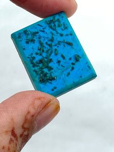 Pierre précieuse rectangulaire de forme coupée, couleur bleu turquoise, 55,40 carats, meilleure qualité pour la fabrication de bijoux - Product Image 2