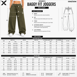 X Custom <b>Women</b> Streetwear Urban <b>Baggy</b> Fit <b>Joggers</b> Manufacturer OEM ODM Oversized Sweatpants Wholesale Soft <b>Women</b> <b>Joggers</b> Sialkot - Product Image 6