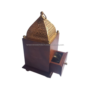 Quemador de Incienso de Cono de Carbón Vegetal de Metal y Madera Ecológico de Lujo con Cajón, Incienso Tibetano, Ambiente Aromático para Todas las Estaciones, Excelente - Product Image 2