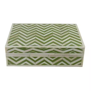 Joyero de lujo con incrustaciones de hueso hecho a mano en incrustaciones de hueso elegantes con diseño intrincado perfecto por Artisan Craft - Product Image 1