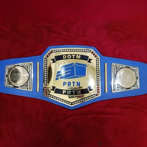 Cinturón de Campeonato Personalizado de Cuero PU para Lucha Libre, Boxeo, MMA, con Logotipo Personalizado, Chapado en Oro, Premio Deportivo - Product Image 3