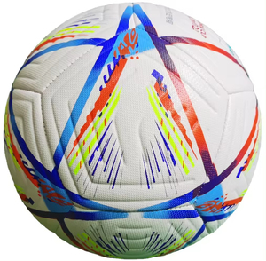 Ballon de football de haute qualité en cuir PU léger et durable, imprimé sur mesure, taille officielle 5, pour entraînement et matchs en intérieur et extérieur - Product Image 2