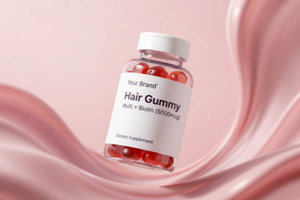 Compromiso de Calidad al 100%, Productos de Belleza de la Mejor Calidad, Gomitas Multivitamínicas con Biotina de 5000mcg (60 Unidades), Forma de Gomita - Product Image 1