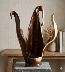 Laila Wooden Fruit Bowl - Product Image 2
