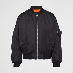 Chaqueta Bomber de Invierno para Hombre, Elegante, 100% Nailon, Cómoda, Estilo Urbano, Cuello Alto Ajustable, Mejor Precio, Logotipo en la Parte Delantera - Product Image 1