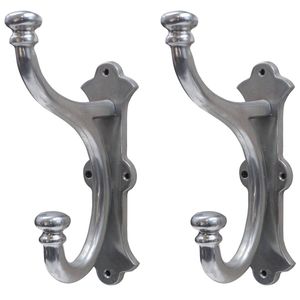 Elegant Aluminum <b>Wall</b> Hooks Rack for Entryway Home Hanging with Functional Utility and Storage Enhancement Support - Product Image 6