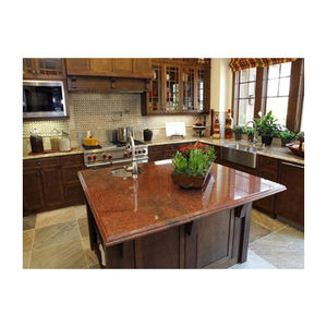 Paneles de Granito Rojo Clásico Pulido para Encimeras de Cocina, Superficies de Baño y Aplicaciones en Muebles - Product Image 3