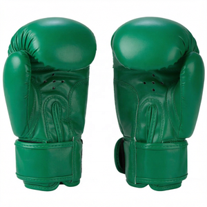 Guantes de Boxeo de Cuero Empire de 8oz, Color Verde, con Correa Ajustable para la Muñeca, Talla Universal S - Product Image 1