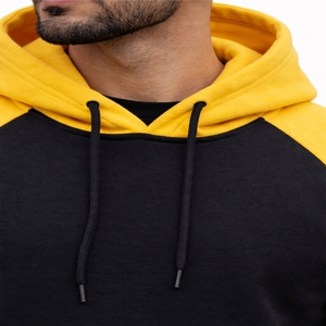 Sweat à capuche raglan bicolore pour homme – Design deux tons, manches longues, confortable pour le quotidien - Product Image 4