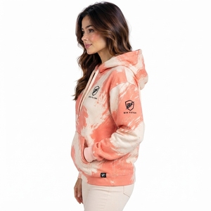 Sweat-shirt à capuche pour femme, sublimation personnalisée, imprimé, matière polyester, construction respirante, texture douce, confortable - Product Image 6