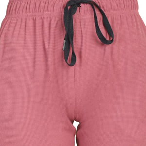 Pantalon de jogging léger rose poudré pour femme, taille élastique, vente en gros, usine Europe - Product Image 5