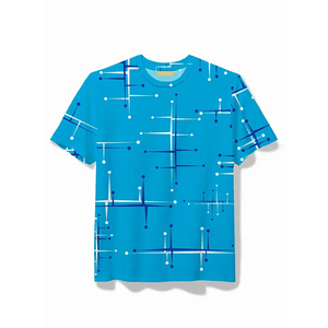 เสื้อยืดพิมพ์ลายกราฟิกความละเอียดสูงสำหรับผู้ชาย ผ้าโพลีเอสเตอร์ถัก ดีไซน์เต็มตัว แห้งเร็ว ระบายอากาศได้ดี - Product Image 2