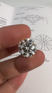 Diamantes Sueltos de Laboratorio con Corte Brillante Redondo Premium, Claridad VVS1, Certificados por IGI, Aniva RC072, para Anillos de Compromiso y Joyería - Product Image 5