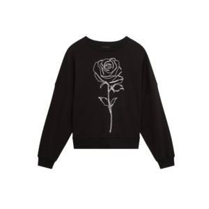 Sweat-shirt en molleton de coton épais unisexe personnalisé brodé de qualité supérieure, col rond, décontracté, pour l'hiver, pour femmes - Product Image 4