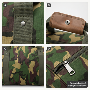 Sac de voyage tactique camouflage imperméable |   Sac de sport et de voyage de grande capacité pour la salle de sport et les activités de plein air |   Logo personnalisé sur coque souple - Product Image 5