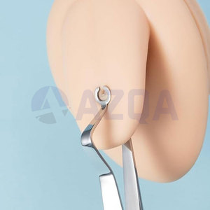 Stainless Steel Professional Ear <b>Piercing</b> <b>Clamp</b> For Cartilage Helix Tragus And Body Jewelry Procedures - Product Image 5